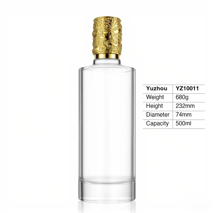 500ml Glass Liquor Bottle
