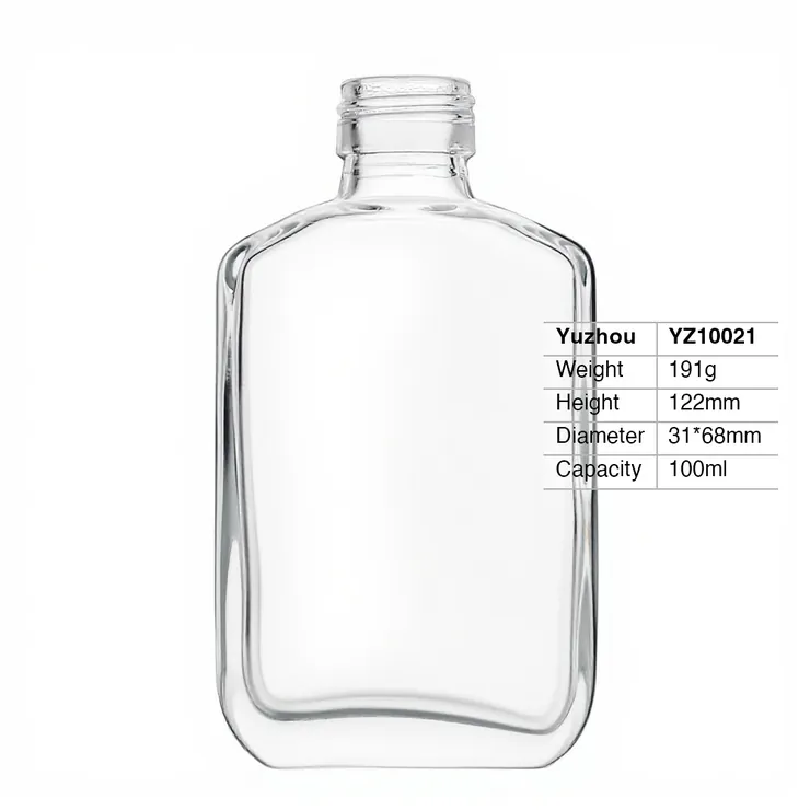 100ml Glass Liquor Bottle