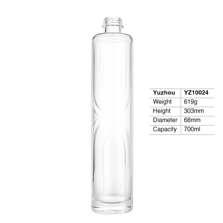 700ml Glass Liquor Bottle