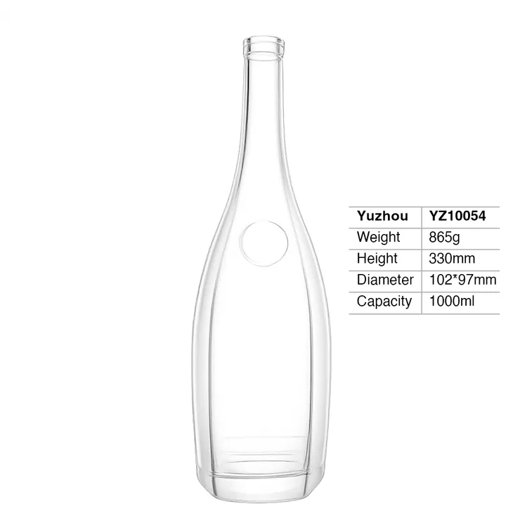 yuzhou-glass-1000ml-super-flint-oval-liquor-bottle